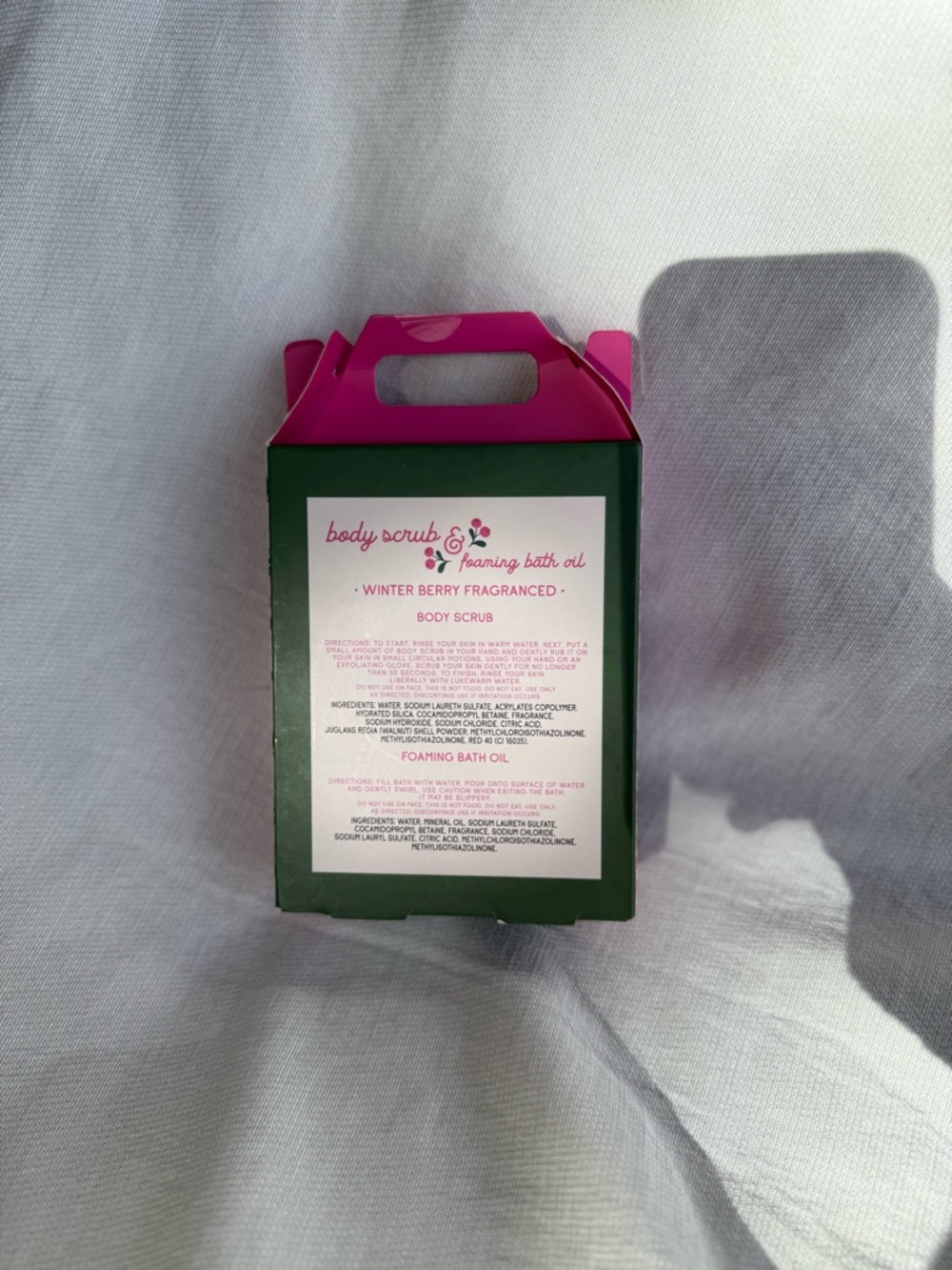 Winter Berry Whimsical Winter Body Scrub & Foaming Bath Oil Duo - Picture 3 of 3